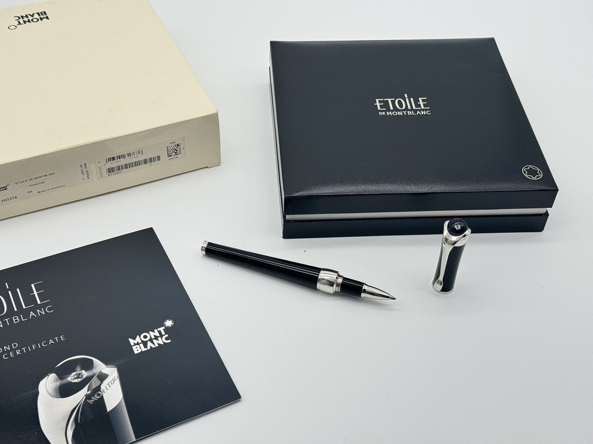 MONTBLANC ETOILE DE SPECIAL EDITION DIAMOND ROLLERBALL PEN NEW 100