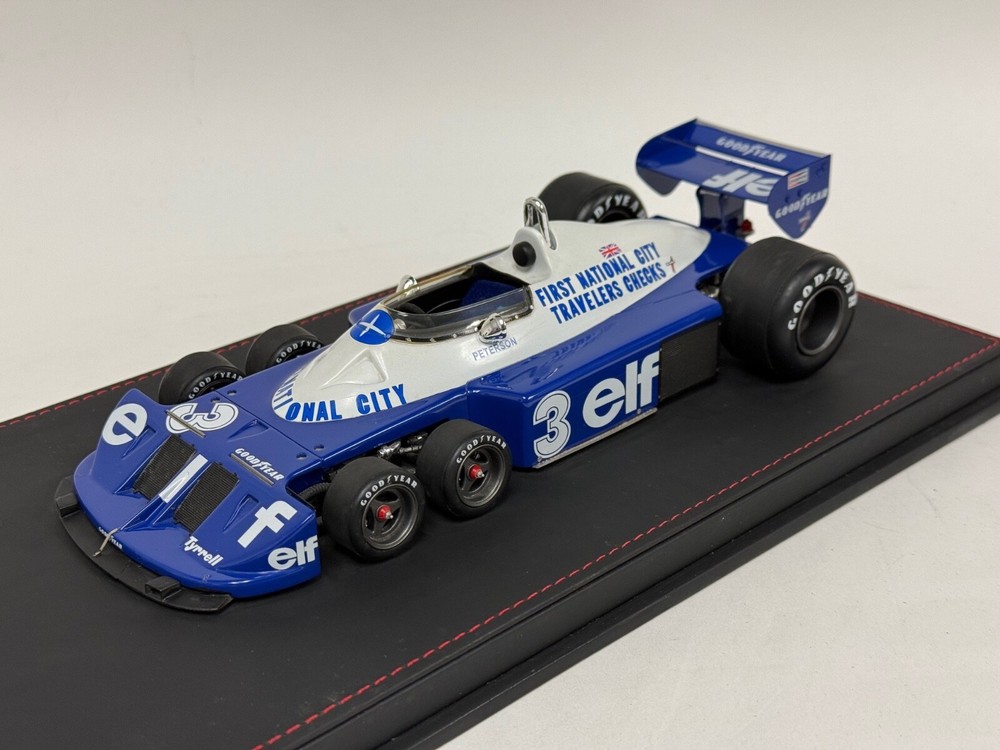 1/18 MY Collection Tyrrell P34 1977 Italian GP R Peterson Race Car  