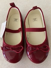Janie And Jack Mary Jane Flat Red Shoes Toddler Girls Size 9