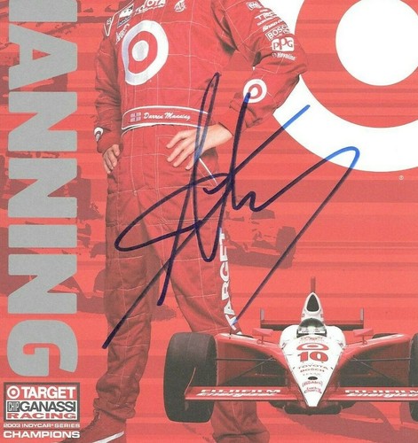 Darren Manning SIGNED / Autographed Indy Car Chip Ganassi racing - Picture 2 of 2