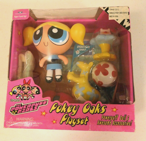 Powerpuff Girls Playset Pokey Oaks Bubbles Doll Accessories Cartoon Network NIB