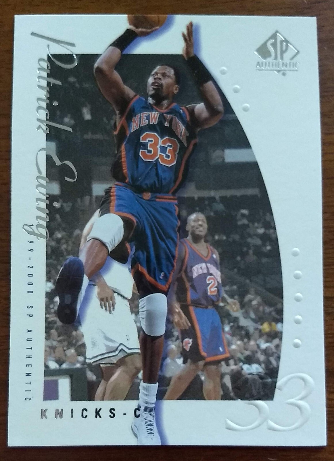 PATRICK EWING, 1999-00 SP AUTHENTIC #56, KNICKS