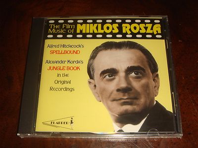 Rare FILM MUSIC OF MIKLOS ROZSA UK IMPORT CD - Hitchcock Spellbound, Jungle Book