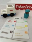 Vintage Fisher Price Little People #2500 Main Street REPLACEMENT MAIL Set of 7