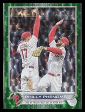 2022 Topps Update Green Foil #US112 Philly Phenoms Philadelphia Phillies #/499