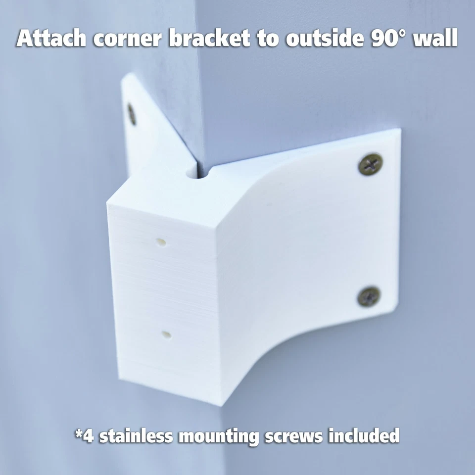 For Ubiquiti UAP-AC-M-US Mesh Wifi Outside Corner Mounting Bracket - NEW MODEL!! - Imagem 3 de 4
