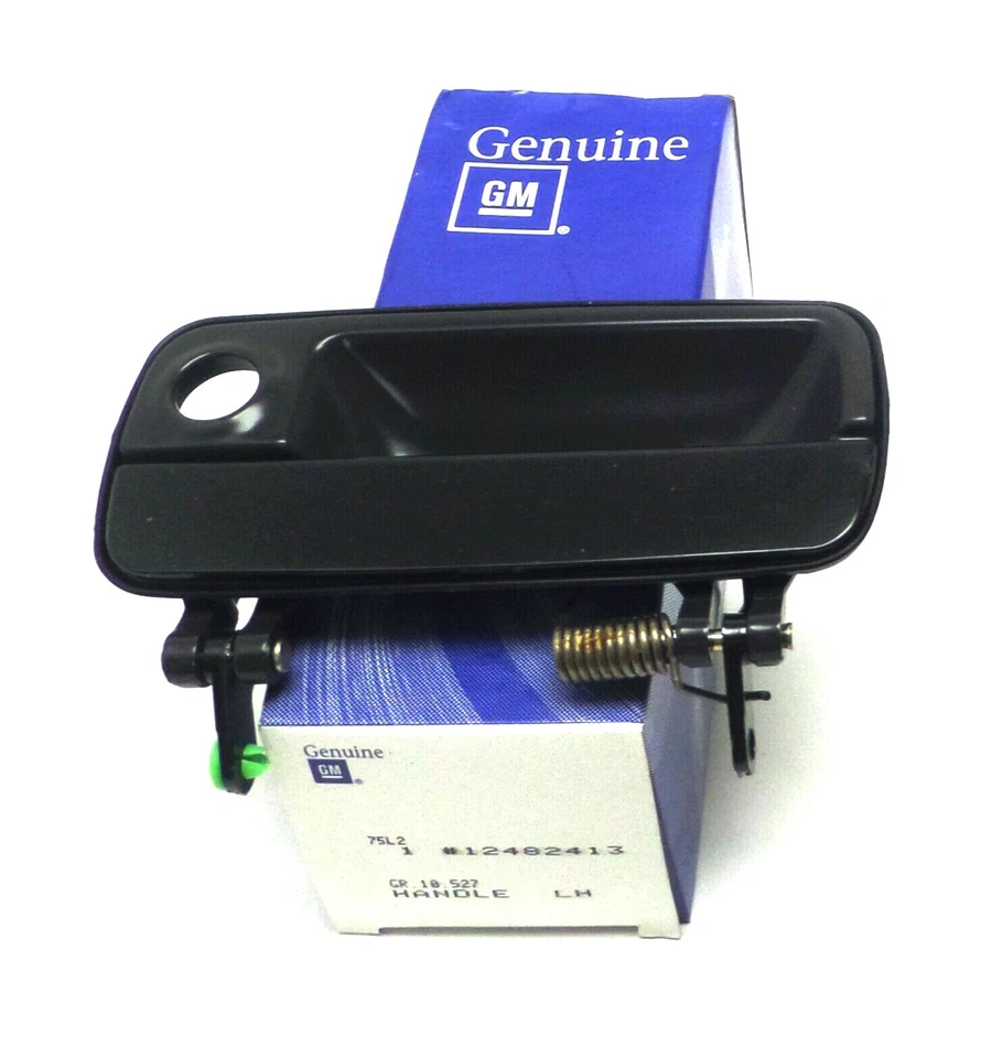 Manija de puerta delantera negra lado conductor Bonneville Deville Eldorado Sevilla Delta88 Foto 2 de 4