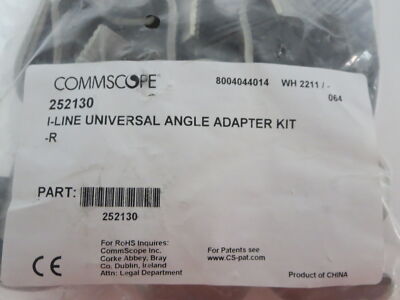 COMMSCOPE 252130 I-LINE UNIVERSAL ANGLE ADAPTER KIT (3 BAGS OF 10