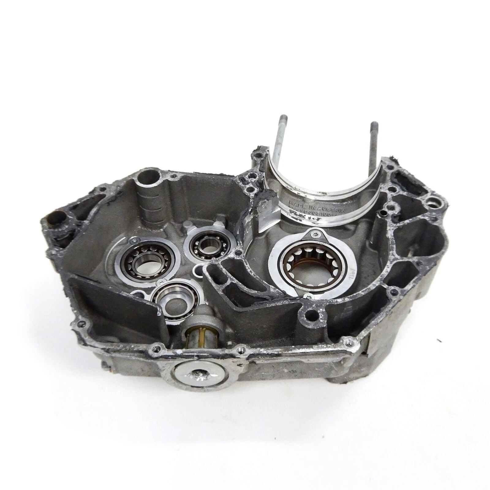 07-12 KTM 450 505 SXF RF4 Engine Left Crankcase Case Half [DN]