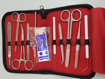 Produktbild von Anatomie-Seziersets Für Studenten & Lehrer – Mit Schere Und Pinzette Für Biologie & Botanik