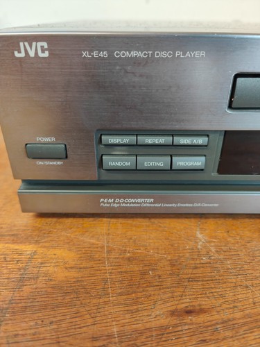 JVC XL-E45TN CD Compact Disc Player Hi-Fi Seperate Silver 50Hz 11W Vintage Fault - Picture 9 of 24