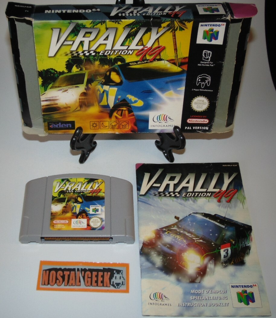 V-Rally Edition 99 Nintendo 64 - Prix - Photo - Présentation