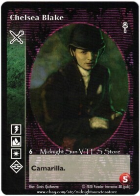 Chelsea Blake Ventrue Fifth Edition V5 V:TES VTES Vampire CCG