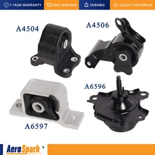 4pcs Motor Mounts Set for Honda Element 2.4L Auto 03-06 A6597 A4504 A4506 A4573