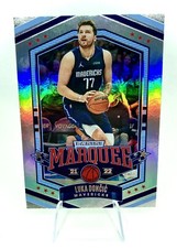 Luka Doncic 2021-22 Panini Basketball Marquee Silver Prizm Parallel #356