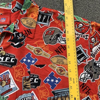 Tampa Bay Buccaneers NFL Red Hawaiian Shirt XL | eBay