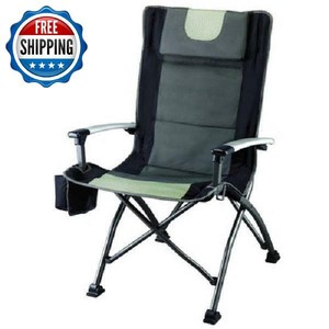 camping chair with headrest