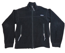 Vintage Patagonia Synchilla Fleece Jacket Women's XS Black Full Zip MADE IN USA