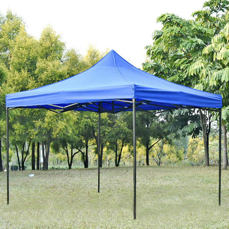 Barnum pliant bleu 3x3m avec toile en polyester imperméable