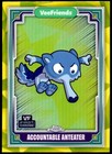 2025 Topps Chrome VeeFriends Accountable Anteater Yellow Refractor