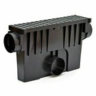 1-10m Entwässerungsrinne 63mm-98mm-148mm Stegrost Kunststoff inkl. Zubehör 12,5T