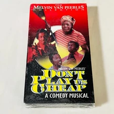 Don't Play Us Cheap - VHS - Thomas Anderson Jay Van Leer Robert Dunn Mabel King
