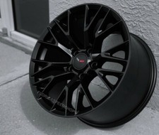 New C7 Z06 Corvette Wheels Satin Black 1718 Fits 1997-2004 C5 Basez06