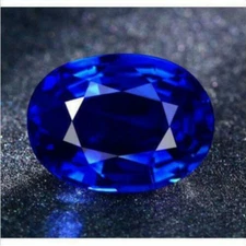 Unbeheizter Blauer Saphir 4.76ct 10x12mm Ovalschliff AAAAA VVS Loser Edelstein