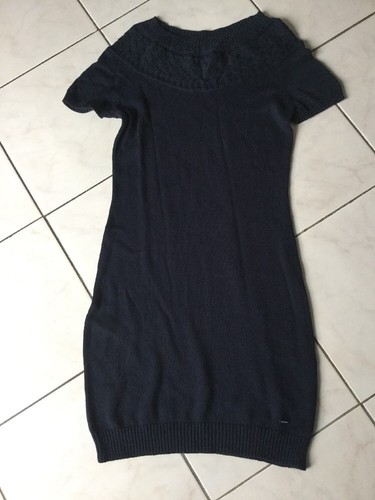 Robe Zara Taille S - Imprimé Léopard Noir Et Marine, Style Marin, Impeccable D'occasion