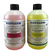 Biopharm pH Calibration Solution Kit (2) 500 mL  Bottles pH 4 and pH 7