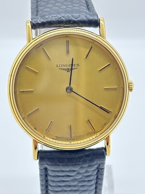 Exc+5] Longines L4.637.2 Grand Classique Gold Quartz Men's Watch