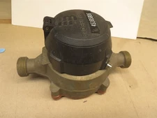 BADGER WATER FLOW METER HEAD WITH MODEL 25 RECORD ALL CUBIC FEET UNUSED NOS
