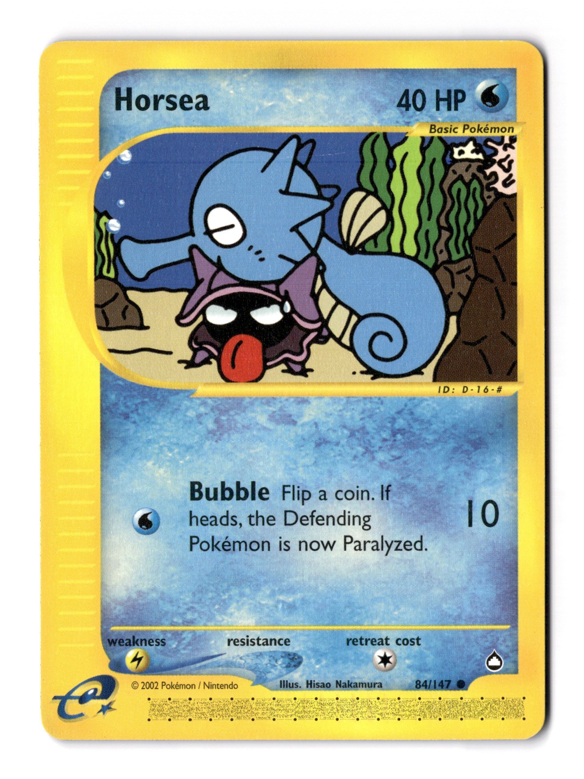 Horsea (84) Common Aquapolis 084/147 NM