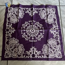 NEW Vintage 1974 Bandana RARE Fast Color Way 13960 Purple Violet Scarf NWT 1970s
