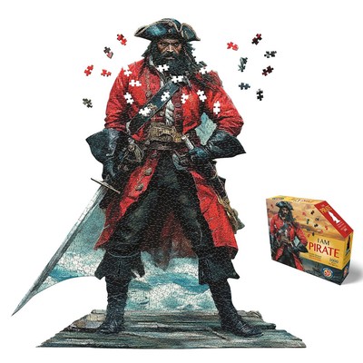 Madd Capp: I Am Pirate - 1000 Piece Puzzle - Unique Character Shaped Jigsaw, 34x