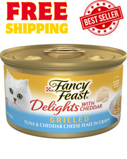  2 pack Purina Fancy Feast Grilled Tuna and Cheddar Cheese Feast 3 oz