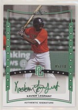2014 Leaf Perfect Game Showcase Auto Green 5/10 Xavier Legrant #A-XL1 Auto 0b2