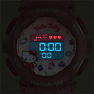 Sanrio] J-Axis Hello Kitty Digital Watch CR3C0003-KT Girls Pink | eBay