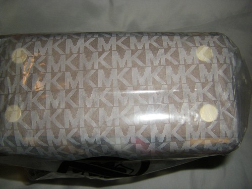 Bandolera Michael Kors Bedford Legacy Pequeña (MINI) Metálica Logotipo Cebra Lona - Imagen 12 de 12