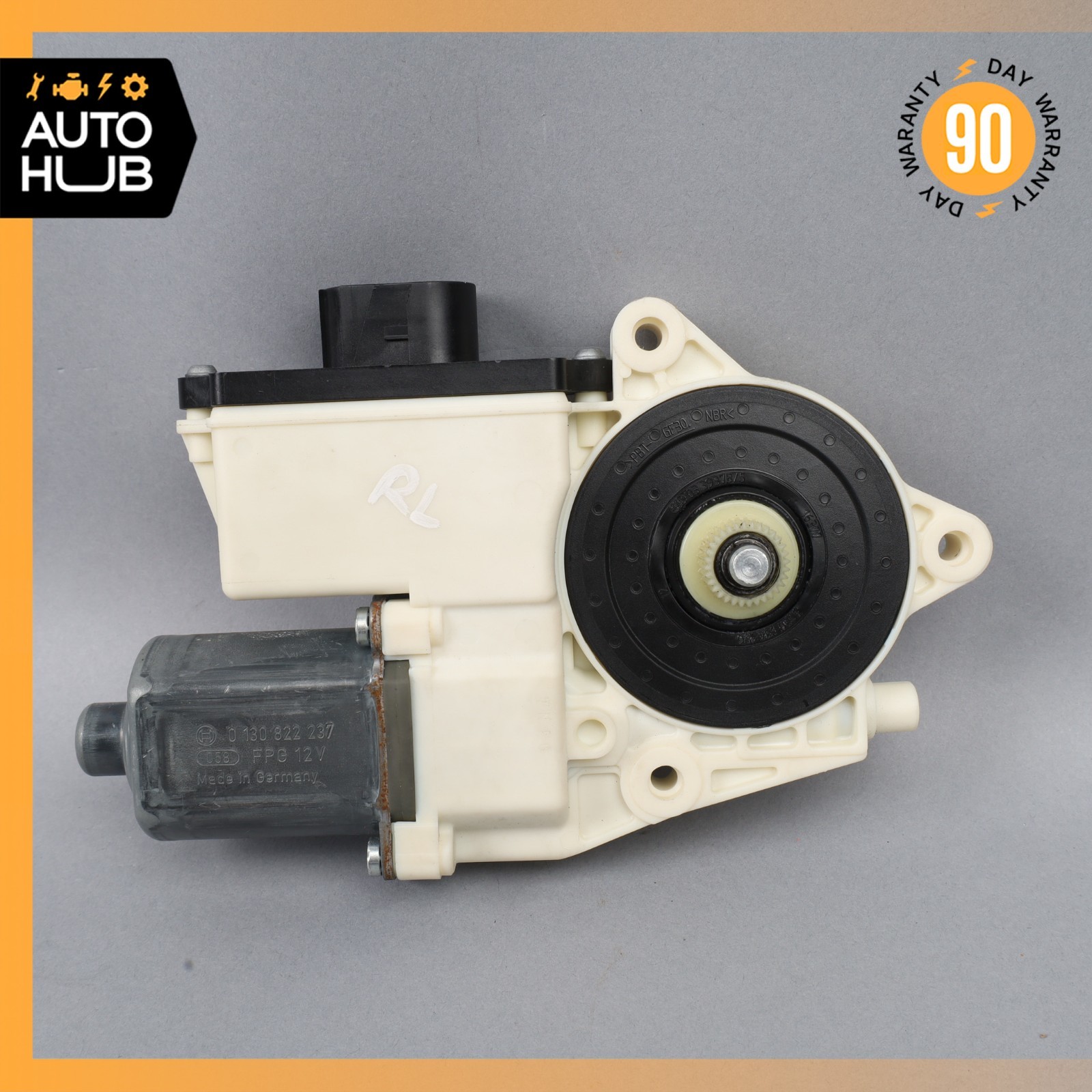 06-10 Bentley Continental GT Rear Left Quarter Window Regulator Motor OEM 87k