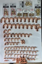 (1) Lot Refrigeration Fittings, Valves 1/4",3/8",1/2",5/8", Etc