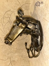 Vintage Hanger Horse Head Scrap Welded Metal Art