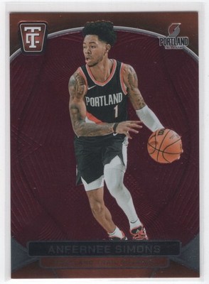#95 2024-25 Totally Certified MAROON MIRROR Anfernee Simons Trail Blazers