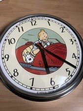 horloge tintin et milou