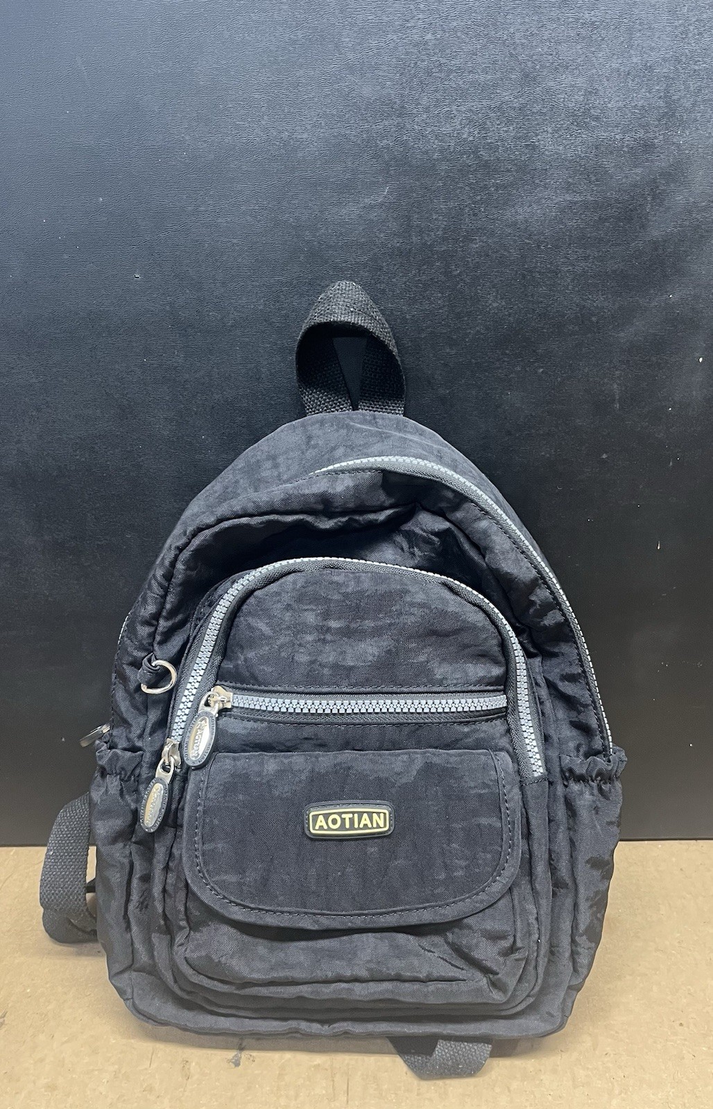 Aotian Black Mini Backpack - image 1