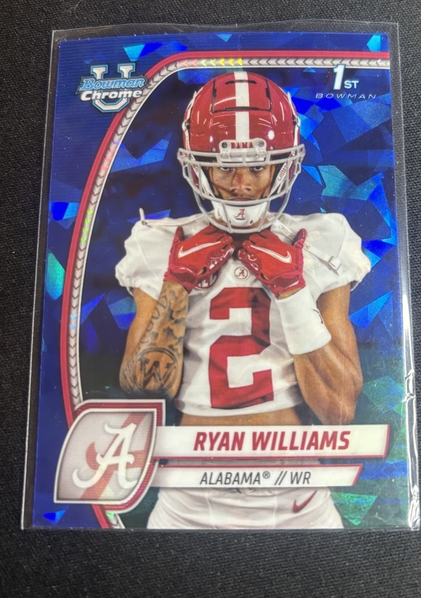 2024 Bowman University Chrome Sapphire Edition - Ryan Williams #53 (RC)