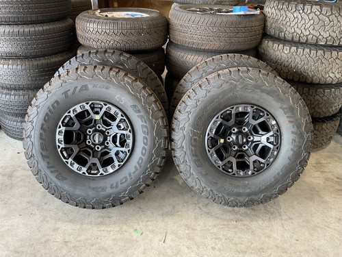 4 Ford 2026 Raptor R Factory Black 17" Wheels & 37” Tires 09- 26 F150 429S