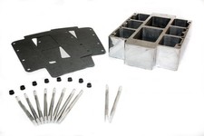 The Blower Shop 5024 Blower Manifold Spacer 4in - Polished