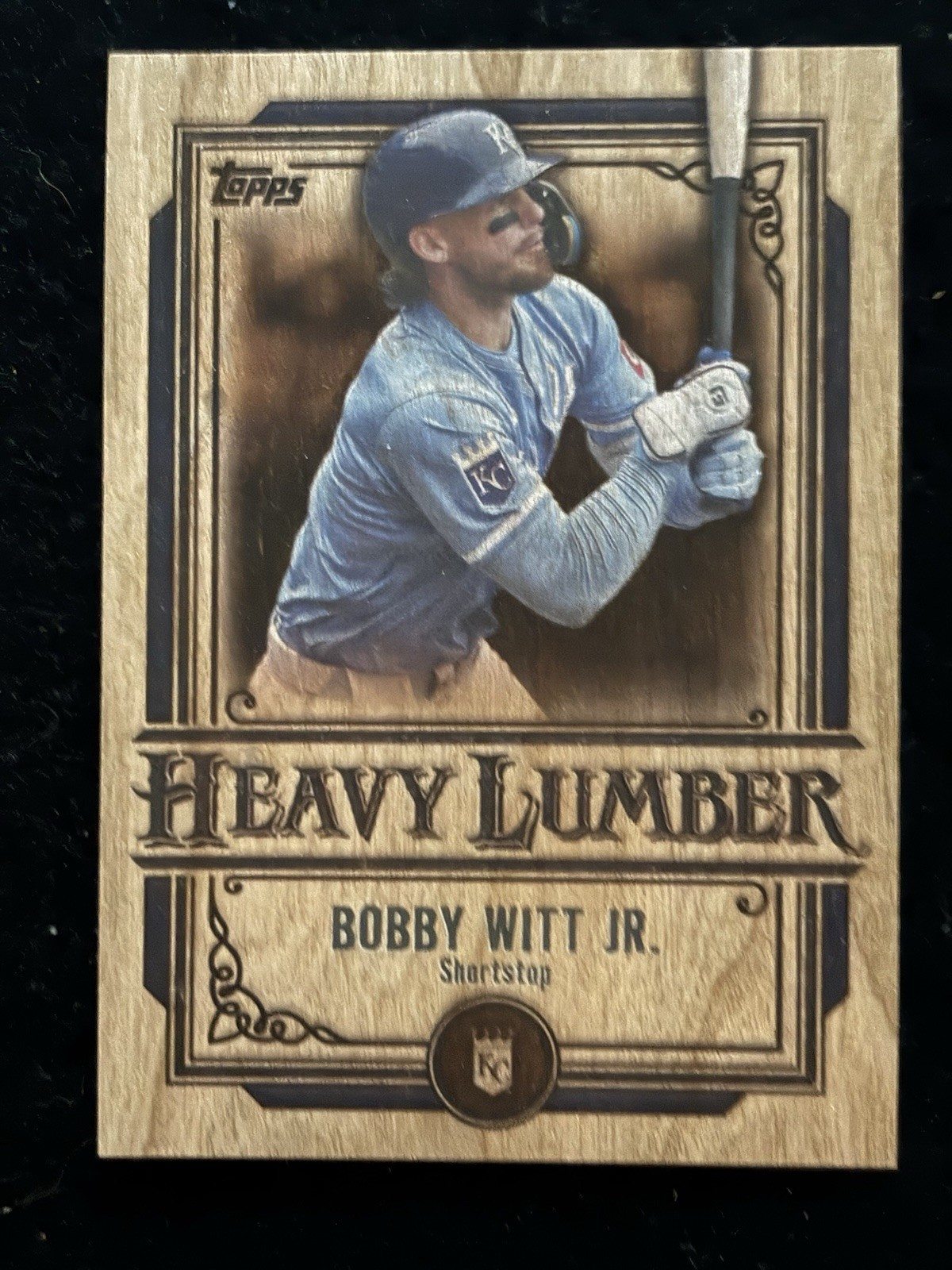 2025 Topps Series 1 - Heavy Lumber Bobby Witt Jr. #HL-9