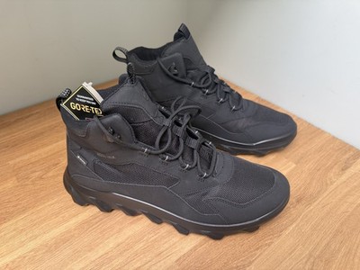 ECCO MX Mid GTX Gore-Tex wasserdichte Wanderschuhe schwarz UK 10,5-11 EU 45